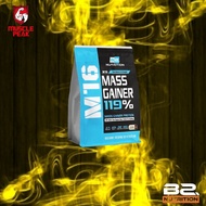 BS Nutrition M16 Mass Gainer 5.4kg (180 scoops) - Halal Mass Protein Gainer, Weight Gainer