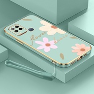 Soft Case Desain Bunga Dengan Lanyard Untuk Infinix Hot 10S Nfc Hot