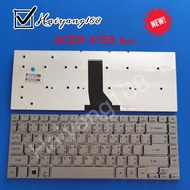 Keyboard คีย์บอร์ด Acer Aspire 4755 4755G E5-411 E5-471 E1-470 E1-472 E1-410 3830T V3-431 V3-471 V3-