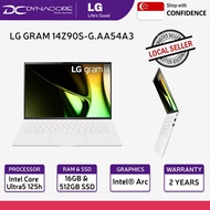 DYNACORE - LG GRAM 14Z90S-G.AA54A3 WHITE (14th GEN INTEL ULTRA 5/16GB/512GB/14WUXGA+16:10 IPS W11 H)