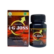 Terlaris Obat 4 G Joss Asli Original 60 Kapsul Herbal Kuat Pria