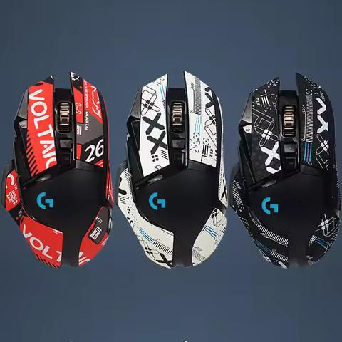 Mouse Grip Tape Skate Handmade Sticker Non Slip Lizard Skin Suck Sweat For Logitech G502 Hero PC Gam