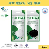 Next Health Medical Face Mask KF94 หน้ากากอนามัยทางการแพทย์ [แพ็ค 10 ชิ้น]