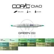 COPIC Ciao Marker GREEN (G000-G99)