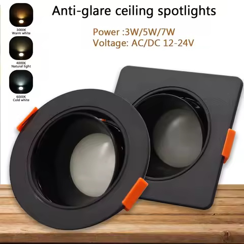 8piece MR16 spot light 3W 5W 7W Led Downlight Light Ceiling Spot AC/DC 12V for Living room bedroom d