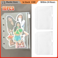 10Pcs M5 5 Holes Refill Spiral Page Binder Indexing Cards DIY M5 Binder Pockets Photocards Collect