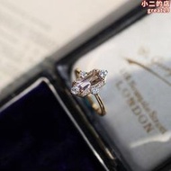 《梵蒂岡玫瑰》哥特風格 天然紫黃晶純銀白託帕石戒指星芒十字架