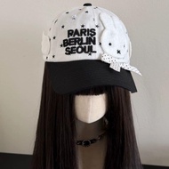 Y2k Spicy Baseball Cap Ancient Flavor Millennium Polka Dot Wings Polka Dot Embroidered Sun Hat Sprin