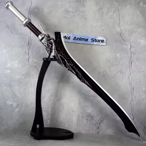 40inch Yamato Nero Katana Anime Devil May Cry Cosplay Prop Ninja Knife Blade Sword Real Size Japanes