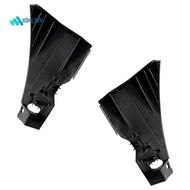 2 PCS Car Front Bumper Reinforcement Brackets Support Set Black Automotive Supplies for   2005-2009 