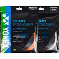 Yonex Badminton BG80 Power String 0.68M  (100%Original)