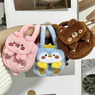LIVESTAR 15/20CM Doll Bags Cartoon Animal Bear Pig Miniature Crossbody Messenger Bag Dolls Accessori