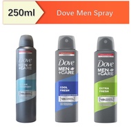Dove Men Deodorant Spray, 250ml