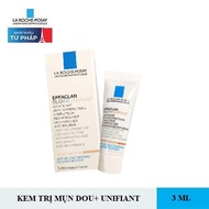 (Combo 1 - 3 - 5 Tuýt) Sample Kem Giảm Mụn Larocheposay Effaclar Duo+ 3ml