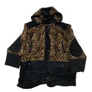 Find out printed tiger leather jacket