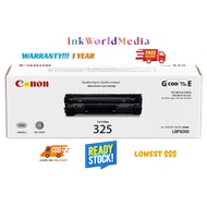 Canon Cartridge 325 / CART 325 / Toner Cartridge / Canon  LB-6000 / LBP 6018 / MF-3010 / 1600 PAGES.