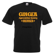 Ginger Appreciation Funny Slogan Gift Adults Mens Black T Shirt Sizes From Small 3XL