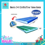 [NEW ITEMS] URATEX 3.5 WITH CHINA COVER/ URATEX FOAM WITH COVER/ 3.5 INCHES/ SINGLE/ DOUBLE/ FAMILY/