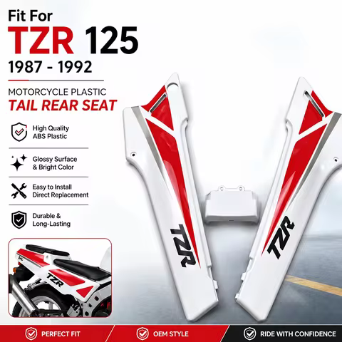 Fit For YAMAHA TZR 125 1987 - 1992 Motorcycle Plastic Tail Rear Seat Fairing Panle Part TZR125 1988 