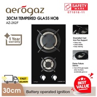 Aerogaz AZ-262F 30cm Tempered Glass Hob