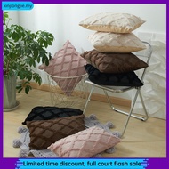 Cushion Cover Sofa Pillow Cover 45x45 40x40 50x50 30x50 Sofa Cushion Cover Apricot Plush Blue Rhombu