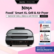 Ninja Foodi Smart XL Grill & Air Fryer with Digital Probe Indoor Ninja Grill with Air Fry Roast Bake