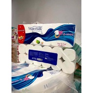 (combo of 3) WATERSILK Toilet Paper 36m No Core/with core Bag 10+2 Rolls (or free 1 pack of retracta