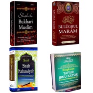 Paket 4 buku Islam Best Seller : Bukhari Muslim - Bulughul Maram - Sirah Nabawiyah - Tafsir Ibnu Kat