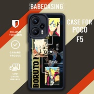Casing poco F5 [ BORUTO ] Latest Case poco F5 Softcase Hardcase Premium Glossy