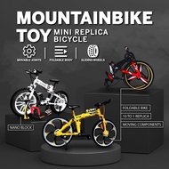 【🇸🇬 Stock】Mountain Bike Model Toys Mini Figure Begasso Foldable Bicycle Replica