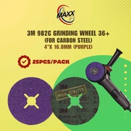 3M 982C GRINDING WHEEL 36+ (FOR CARBON STEEL) 4"X16.0MM (PURPLE)