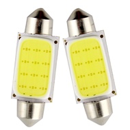 【In-Demand Item】 Discount 50pcs C10w C5w Led Cob Festoon 31mm 36mm 39mm 41 42mm 12v Bulbs For Cars License Plate Interior Reading 12smd