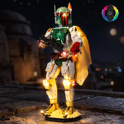 Kyglaring LED Light Kit Suitable for Lego Boba Fett™ 75455 Building Blocks