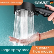 Multi-functional High Pressure Shower Head with 5 Modes Pressurized Shower Head
