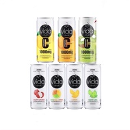 Vida Sparkling Drink Vitamin C 1000mg (Lemon/Orange)/Zero (Salty Lychee/Lemon/Mighty Lime) 325ml