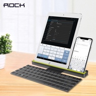 Foldable Bluetooth Keyboard for iPad Pro Mini Air ROCK Multi-Function Rollable Bluetooth Keyboard