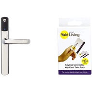 Yale Conexis L1 Smart Keyless Door Handle for Home Security, Remote 
Lock/Unlock, App Control, Chrome Finish [BSI Approv