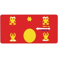 Hmong People of Laos Flag Personalized Front Aluminum License Plate Suitable for Outdoor Play 6 X 12