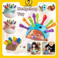 Spike Hedgehog Toy Color Sort Baby Sensory Toy Hand-eye Coordination Early Education Toy Mainan Bayi