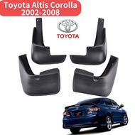 4Pcs Car Mud Flaps Mudguards Splash Guards Fender For Toyota Altis Corolla 2002-2008 Car Accessories