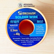 Mechanic M60 Tin Roll 0.3mm, 0.5mm, 0.6mm, 0.8mm, 0.4mm