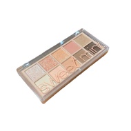 sweet mint 10-Color Neutral Eyeshadow Palette, Matte & Glitter, Blendable Long-Lasting Nude/Brown/Gr