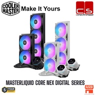 COOLER MASTER MASTERLIQUID CORE NEX DIGITAL SERIES 240 /360 ARGB AIO LIQUID COOLER (Black | White)