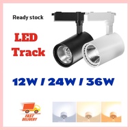 12w / 24w / 36w led rail light track led cob sportlight adjustable light