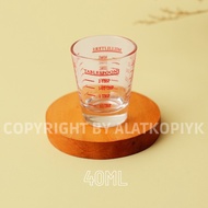 One Shoot 30ML Espresso Shot Glass 30ML Espresso Measuring Cup/ OTC