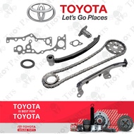 (10pc) Toyota Timing Chain Kit Set 13506-75010 for Hilux RZN148 RZN168 RZN173 RZN193 1997-2005 2.4 T