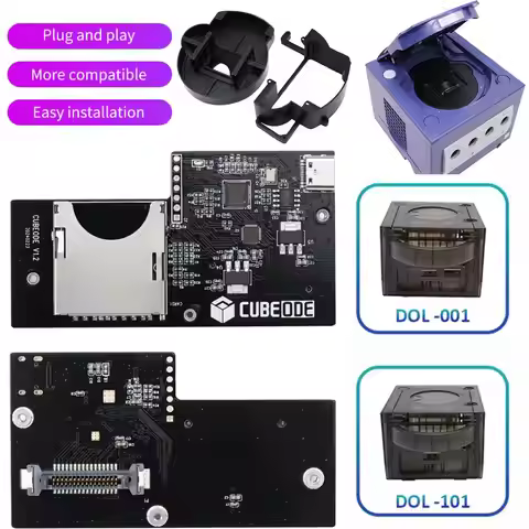 CUBEODE V1.2 Optical Drive Emulator Upgraded GC Loder Game Console Optical Drive Emulator SD2SP2 for