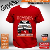 kaos Land cruiser VX80 Baju Offroad toyota Hardtop Tshirt Mobil Jeep otomotif 4WD 4x4 lc pth lc018