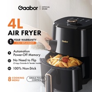 Gaabor 4L Air Fryer Oven Air Heating Low Fat 8 Menu Function AF40M-BK03A / WH01A