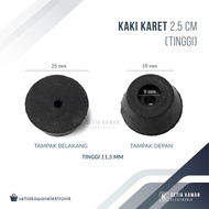 Kaki Karet 2,5 cm -Tinggi- (PVC) Salon Speaker / Box Power / Amplifier